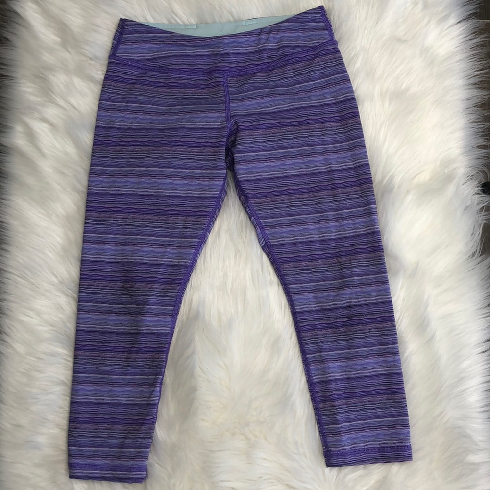Lululemon Ivivva Purple Cropped Leggings